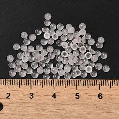 天然ローズクォーツドーム/ハーフラウンドカボション  3x2mm&nbsp;G-G037-01C-07
