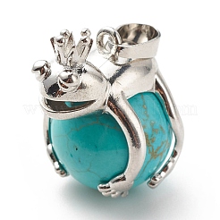 Природные и синтетические Gemstone подвески G-G855-03P