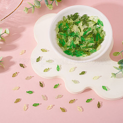 250шт 5 цвета прозрачные акриловые подвески&nbsp;TACR-TA0001-68