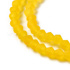 Имитировать нити бус из матового стекла из австрийского хрусталя EGLA-A039-T2mm-MD22