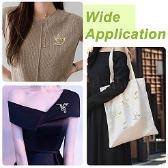 6 Stück 6 Stile Legierung Anstecknadeln für Kleidung&nbsp;JEWB-CJ0003-42