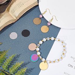 30 шт. 6-цветный вакуумный PVD-покрытие из нержавеющей стали 304 подвески STAS-UN0022-20