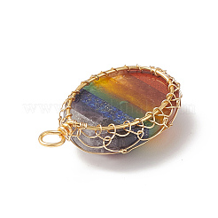 7 чакра подвески из натуральных драгоценных камней PALLOY-TA00018