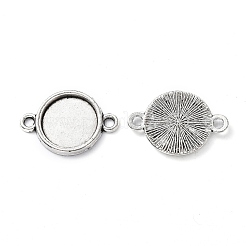 Сеттинги разъем сплава кабошон тибетском стиле X-TIBE-M022-10AS