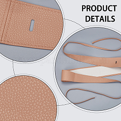 7 шт. 7-цветная искусственная кожаная обертка вокруг пояса DIY-BC0012-27