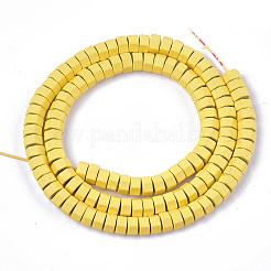 Окрашенного распылением немагнитных синтетических нитей гематита бусы&nbsp;G-T116-27-24