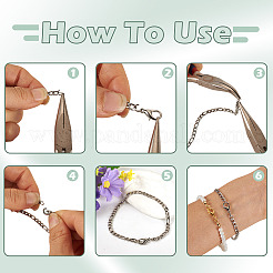 400 шт. 4 цвета сплава застежки-клешни омара&nbsp;FIND-TA0008-94