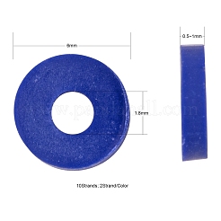 10 нитка 5 цвета бусины из полимерной глины ручной работы CLAY-LS0001-12