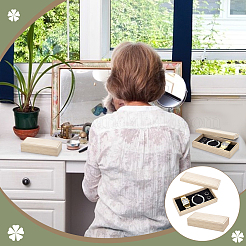 Деревянные ящики для хранения CON-WH0095-141B