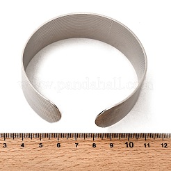 Браслеты-манжеты из нержавеющей стали 304&nbsp;BJEW-L705-01P