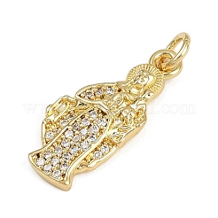 Латунные микро проложить кубического циркония подвески KK-Z123-24G-04