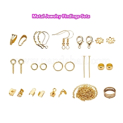 Металлические наборы ювелирных изделий DIY-YW0001-23G