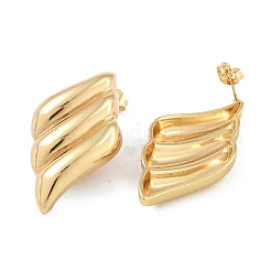 Серьги-гвоздики из нержавеющей стали 304&nbsp;EJEW-K278-09B-G