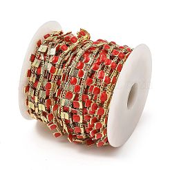 Латунные прямоугольные цепи CHC-C007-03G-06