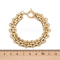 Браслеты из овальной цепочки из нержавеющей стали 304&nbsp;BJEW-G759-03G