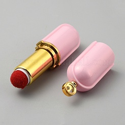 Lippenstiftform aus Kunststoff mit Kreuzstich-Aufbewahrungswerkzeug aus Legierung&nbsp;AJEW-WH20008-05B-G