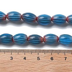 Ручной работы millefiori стеклянные бусины нитки LAMP-F035-12I