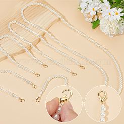 5 stücke 5 arten abs imitation perle runde perlen tasche ketten&nbsp;PURS-AR0001-03