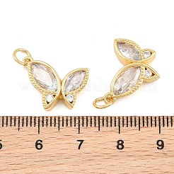 Pendentifs avec zircon cubiques à micro-pavés en laiton&nbsp;CU-CBA908F-05G-02