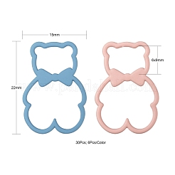 30 шт. 5 цвета окрашенные распылением подвески из сплава FIND-LS0001-54