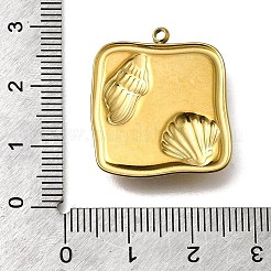 Подвески из нержавеющей стали 304 с эмалью STAS-Z163-19G-02