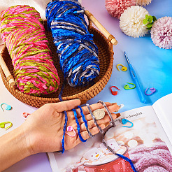 2 рулон полиэстеровой пряжи 2 цветов&nbsp;DIY-TA0011-46