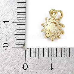 Латунные микро проложить кубического циркония подвески&nbsp;KK-Z123-24G-05