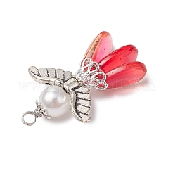 Градиентные цветные стеклянные подвески с краской для выпечки PALLOY-JF03626