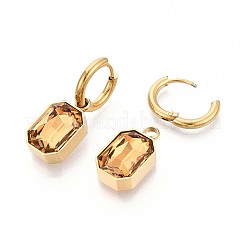 Серьги-кольца из нержавеющей стали 304&nbsp;EJEW-T047-14G-B