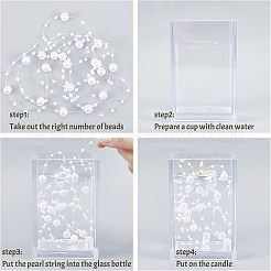 Guirlande de perles en plastique&nbsp;KY-WH0030-39C