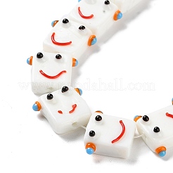 Бусы лэмпворк ручной работы LAMP-Q036-07B