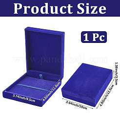 Scatole per imballaggio di distintivi di velluto&nbsp;CON-WH20006-018B