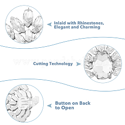 1 пара съемных цветочных украшений для обуви&nbsp;AJEW-HY0001-13