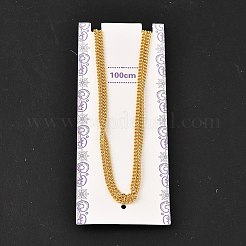 Chaînes gourmettes en laiton&nbsp;CHC-H111-03G-01