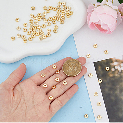 80 шт. разделительные бусины из нержавеющей стали 304 STAS-DC0015-27