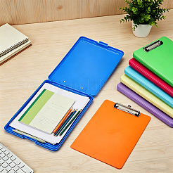 7 presse-papiers rectangulaire en plastique de 7 couleurs&nbsp;AJEW-GA0010-13