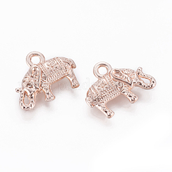 Подвески сплава животных&nbsp;PALLOY-J169-27RG-NR