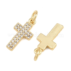 Pendentifs en laiton zircon cubique transparent&nbsp;CU-CBADC6C-05G-02