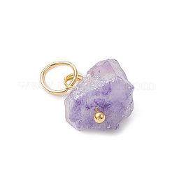 Гальванизированные натуральные кварцевые подвески&nbsp;PALLOY-JF04535-01