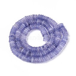 Окрашенные природные белый нефрит бисер пряди&nbsp;G-T142-6mm-05G