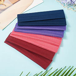 8 pz 4 fasce per capelli in tessuto di seta di latte colorate&nbsp;OHAR-TAD0001-01A