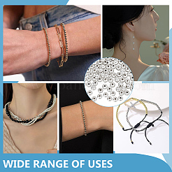 Стойки обшивки латунные бусины KK-PH0010-93B