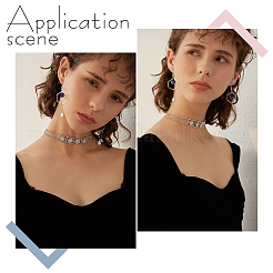 240шт 8 стильных латунных соединительных кольца&nbsp;KK-OC0001-19