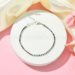 Bracciale tennis con strass&nbsp;BJEW-JB09625-01