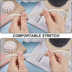 Нейлоновая шифоновая эластичная кружевная отделка OCOR-WH0082-159A