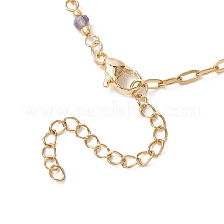 Bracelets à chaîne trombone en acier inoxydable 304&nbsp;BJEW-JB13574