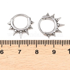 Серьги-гвоздики из нержавеющей стали 316 с шипами для хряща&nbsp;AJEW-C044-15AS