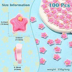 Кабошоны для ногтей из смолы&nbsp;AJEW-CJC0009-1