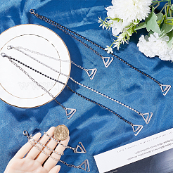 2 пара двухцветных регулируемых латунных цепочек со стразами для бюстгальтера с нескользящей отделкой DIY-GF0007-71