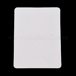 100 шт. тканая паутина/сетка с бумажными карточками для демонстрации ювелирных изделий с перьями&nbsp;AJEW-Z021-01C